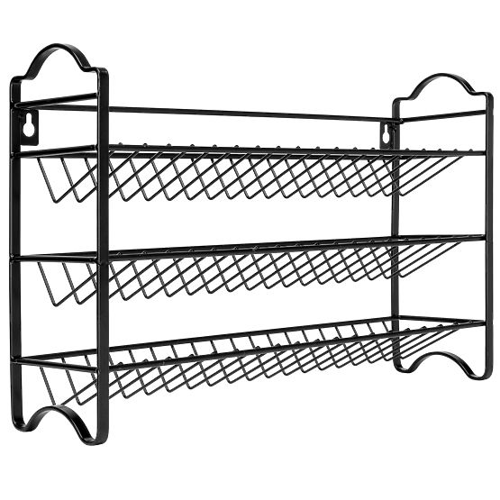 Portaspezie a ripiani ENELDO 24 vasetti + 72 etichette