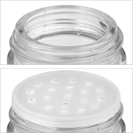 Portaspezie girevole ROTOR BLACK 20 vasetti + 72 etichette