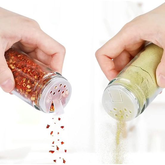 Portaspezie in bambù KOCHEN 18 vasetti