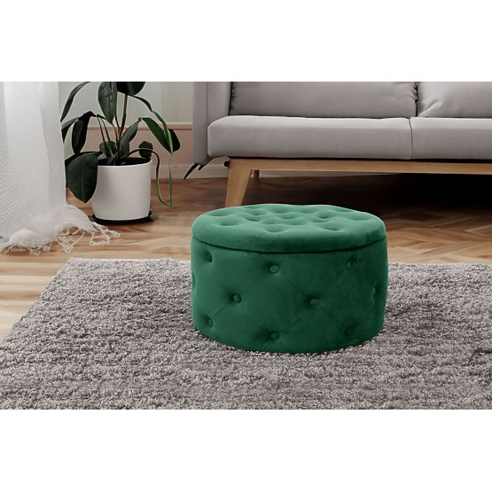 POUF ALIA VERDE BOTTIGLIA