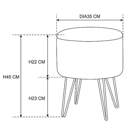 POUF APRIBILE LILI BLU