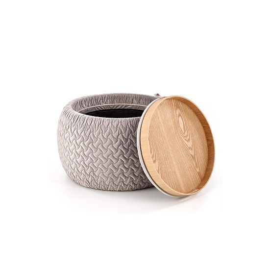 Pouf BONO grigio chiaro (1p=1pz)