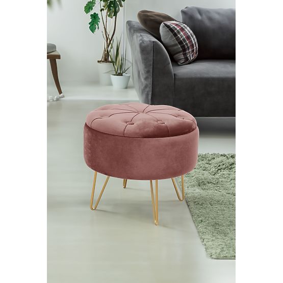 POUF CARO ROSA
