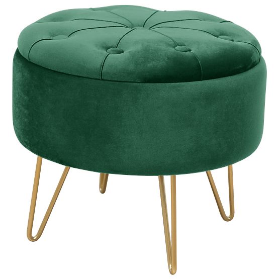 POUF CARO VERDE BOTTIGLIA