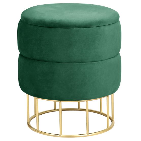POUF ELZA VERDE BOTTIGLIA
