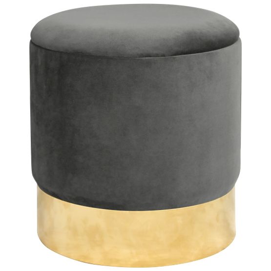 POUF GOLDEN GRAFITE