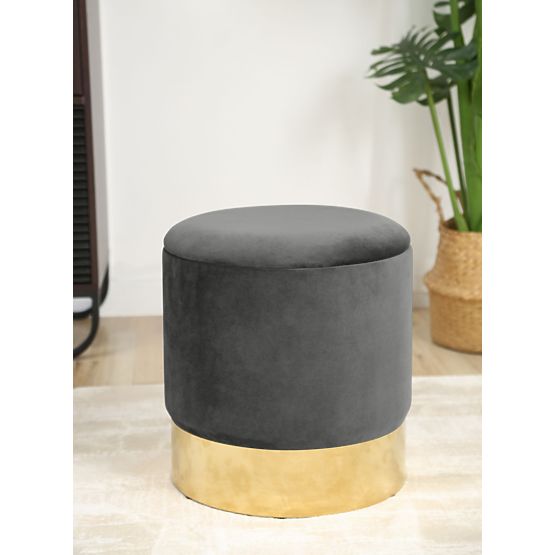 POUF GOLDEN GRAFITE