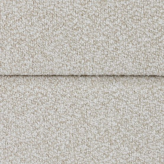 Pouf imbottito Layer con spazio di archiviazione, beige