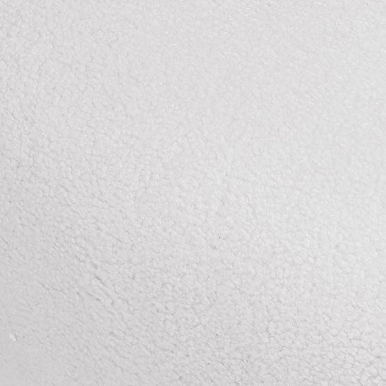 Pouf imbottito Stone, bianco, forma arrotondata