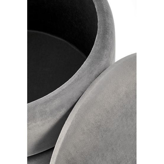 Pouf MINTY grigio / oro (1p=1pz)