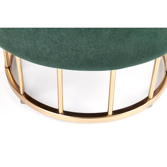 Pouf MINTY verde scuro / oro (1p=1pz)