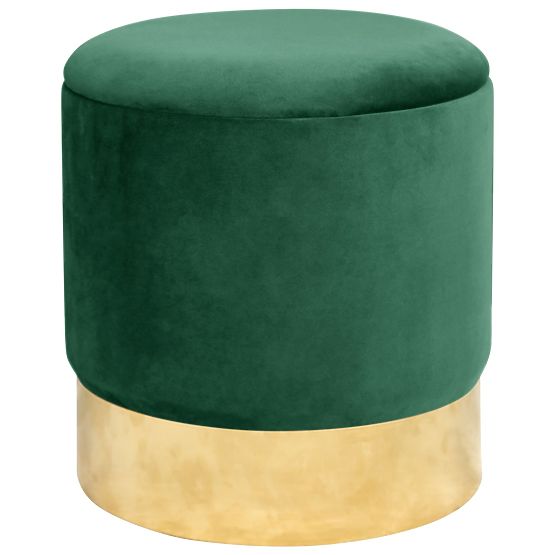 POUF ORO VERDE BOTTIGLIA