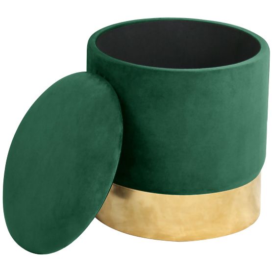POUF ORO VERDE BOTTIGLIA