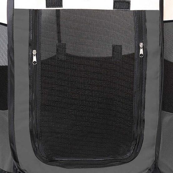 Recinto pieghevole universale per cani e gatti - grigio