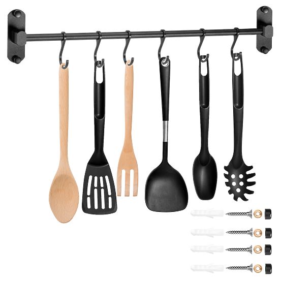 Reling per cucina e bagno SIVAS nero