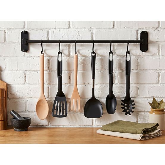 Reling per cucina e bagno SIVAS nero