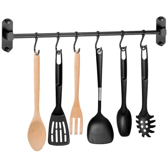 Reling per cucina e bagno SIVAS nero