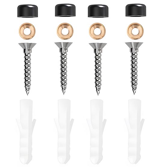 Reling per cucina e bagno SIVAS nero