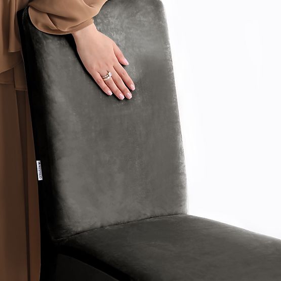 RESTILO copridivano SENTO colore acciaio stile classico liscio