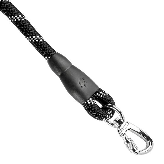 Robusto guinzaglio riflettente da addestramento per cani KOBE 3m nero