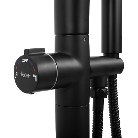 Rubinetto da vasca Rea CLARK Nero