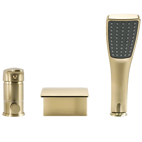 Rubinetto per vasca Rea Riven oro spazzolato