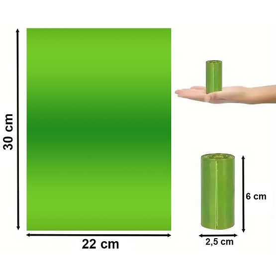 Sacchetti per escrementi di cane GIZMO 400 pezzi