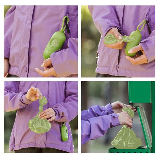 Sacchetti per escrementi di cane GIZMO 400 pezzi