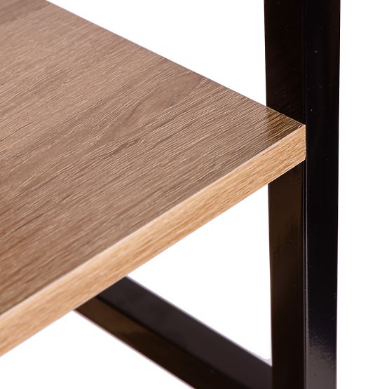 Scaffale alto loft 5 ripiani metallo MDF ModernHome