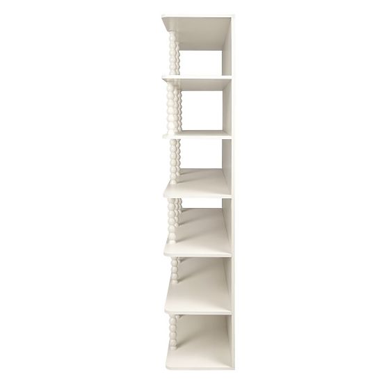 Scaffale alto Perla, bianco, supporti a sfera