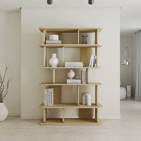 Scaffale alto Tulumo, arrotondato, Rovere Cremona Torro