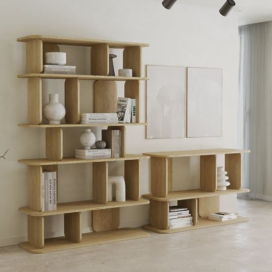 Scaffale alto Tulumo, arrotondato, Rovere Cremona Torro