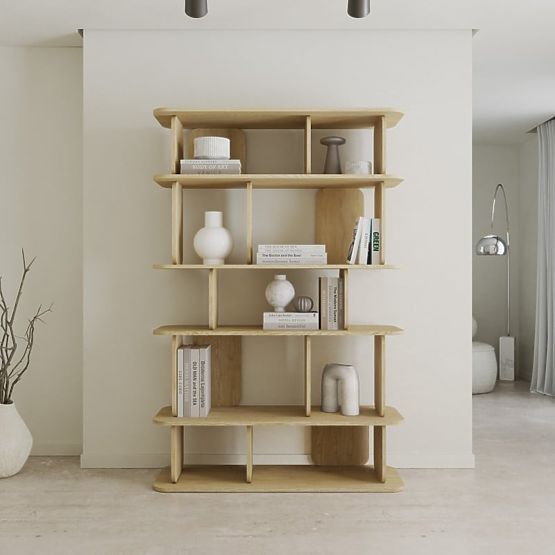 Scaffale alto Tulumo, arrotondato, Rovere Cremona Torro