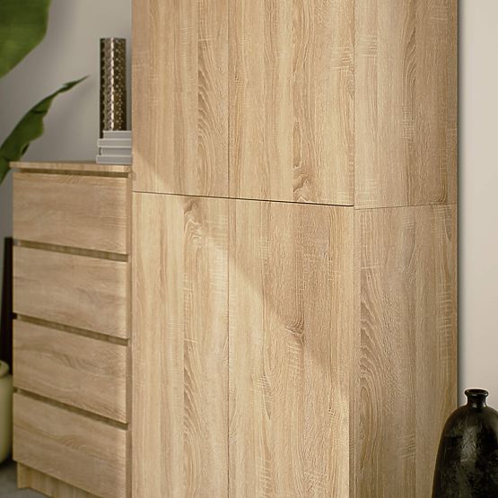 SCAFFALE CHIUSO R80 2D 8P CLP ROVERE SONOMA