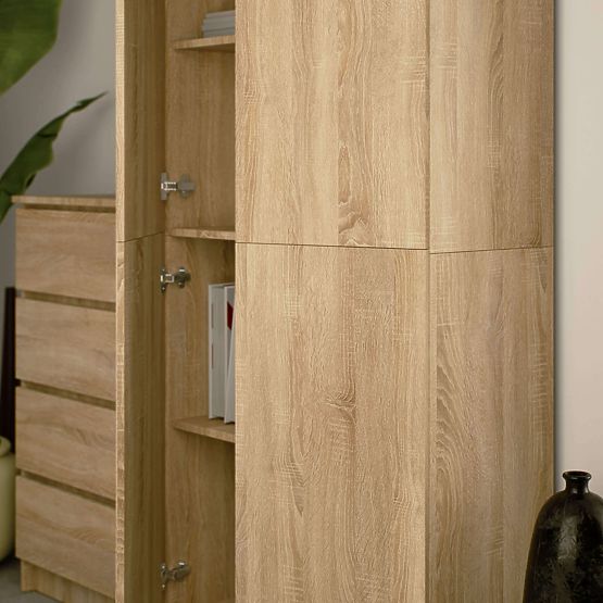 SCAFFALE CHIUSO R80 2D 8P CLP ROVERE SONOMA