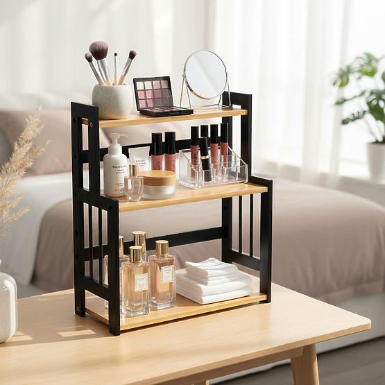 Scaffale da cucina per spezie CEZAR NATURAL BLACK