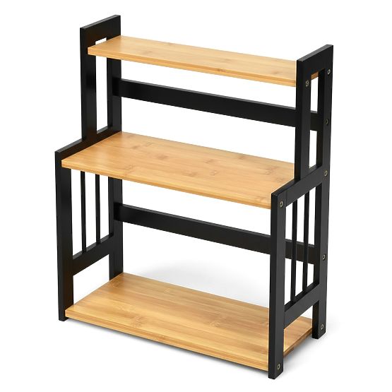 Scaffale da cucina per spezie CEZAR NATURAL BLACK