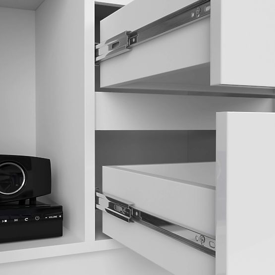 Scaffale da ufficio R 80 cm CLP R11 PK BIANCO / BIANCO LUCIDO