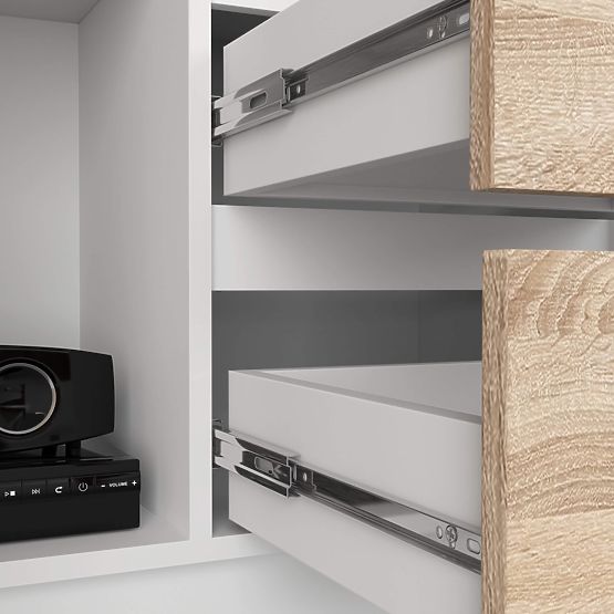 SCAFFALE DA UFFICIO R 80 cm CLP R11 PK BIANCO / SONOMA