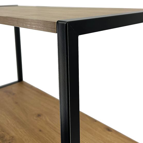 SCAFFALE INDUSTRIALE 400 NERO/ROVERE ARTISAN