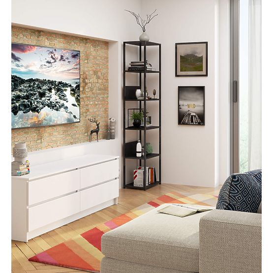 SCAFFALE INDUSTRIALE 500 NERO/NERO