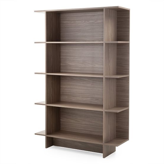 Scaffale Kanso, rovere perlato