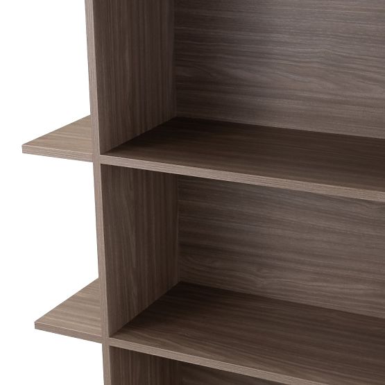 Scaffale Kanso, rovere perlato