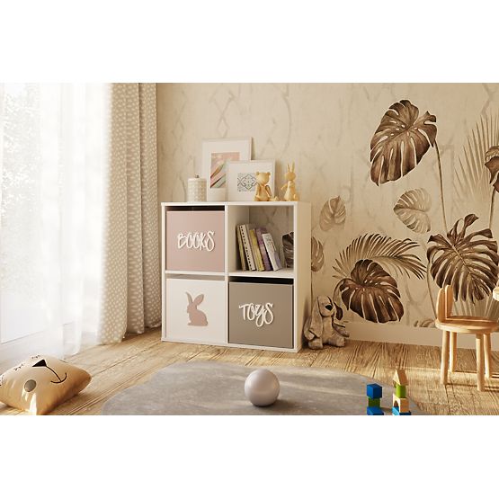 Scaffale Loni 2x2 bianco