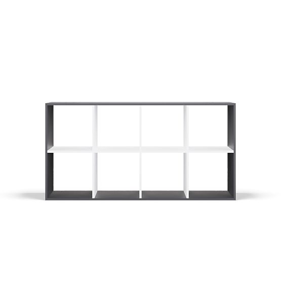 Scaffale Malax 2X4 ANTRACITE BIANCO