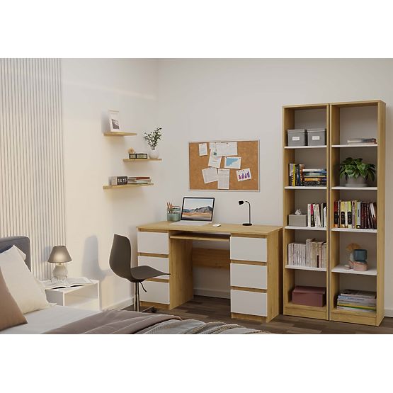 Scaffale Onyx R40 Rovere Artisan Bianco