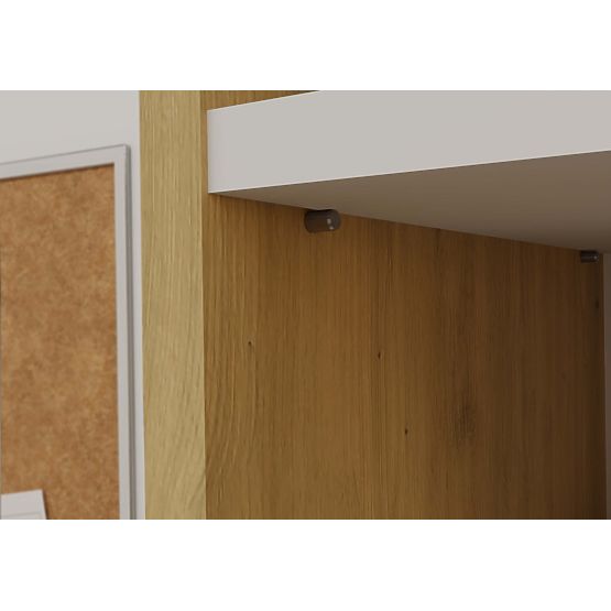 Scaffale Onyx R40 Rovere Artisan Bianco