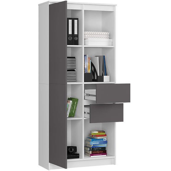 SCAFFALE R15 R80 1D 2SZ CLP PK BIANCO / GRIGIO