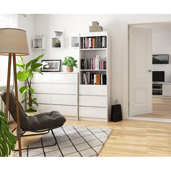 SCAFFALE R60 3SZ 2P CLP PK BIANCO