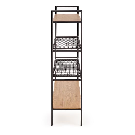 Scaffale REG-21 - rovere dorato/nero